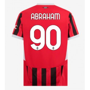 AC Milan Tammy Abraham #90 Domácí Dres 2024-25 Krátký Rukáv